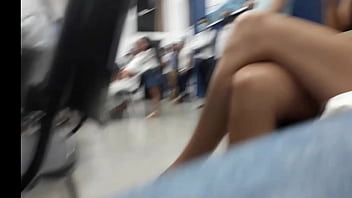 Rich legs of a college friend